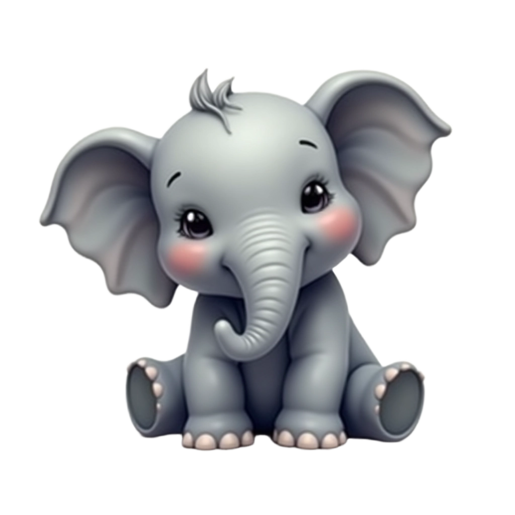 Adorable Baby Elephant